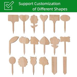 Étiquettes de jardin en bambou naturel en forme de <span class=keywords><strong>maison</strong></span>, marqueurs de plantes en <span class=keywords><strong>bois</strong></span> écologiques, étiquettes de serre imperméables, étiquettes de pots de semis personnalisées - Product Image 2