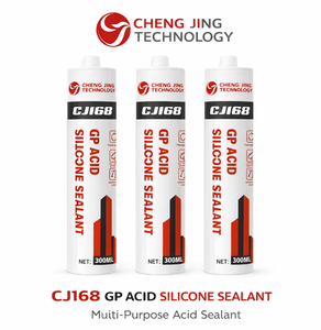 Sellador de Silicona Acética KY GP, Adhesivo para Espejos, Impermeable, Transparente, en Tubo de 300 ml, Muestra Gratis, para Trabajos en Madera - Product Image 1