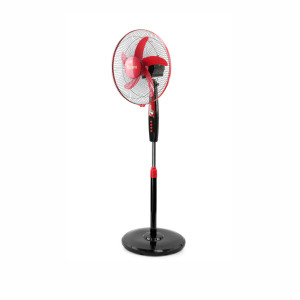 Quạt Đứng 12 Inch Kỹ Thuật Số CE 15 Tầng Gua 16 Inch Linh Kiện Miễn Phí 3 Điều Chỉnh Tốc Độ Điện + Năng Lượng Mặt Trời Màu Xanh Đen Làm Mát Không Khí - Product Image 5