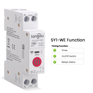อลิส ewelink WiFi เบรกเกอร์สมาร์ทที่มีการวัดและ M262ป้องกันแรงดันไฟฟ้าเกิน/ใต้ - Product Image 1