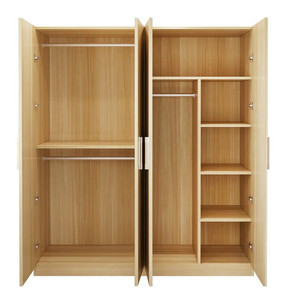 Wholesale <strong>Cheapest</strong> Hot <strong>Saling</strong> High End Bedroom French Strong Simple Wall Wood <strong>Wardrobe</strong> Designs - Product Image 3