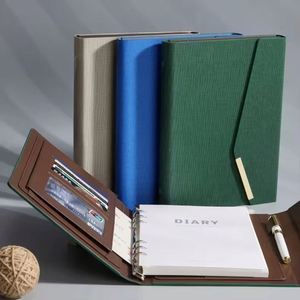 Promotional Gifts Stationary Journal Executive <b>Notebooks</b> Business <b>A4</b> A5 <b>Leather</b> Custom Logo Printed Debossed Diary - Product Image 4