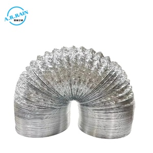 <span class=keywords><strong>Tuyau</strong></span> flexible <span class=keywords><strong>isolé</strong></span> blanc pour conduite d'air avec revêtement en feuille d'aluminium - Product Image 5