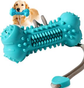 Juguete de Cuerda Interactivo para Perros, Diseño Nuevo, Duradero, de TPR, para Limpiar los Dientes de los Perros, Juguete Masticable para Mascotas - Product Image 1