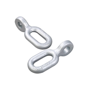 Conector de ángulo recto ZH de 10 kV para línea de distribución, herrajes galvanizados para ensamblaje de suspensión de cable de fibra ADSS OPGW - Product Image 1