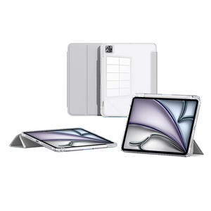 Nuova Cover Protettiva Antiurto in Silicone per <span class=keywords><strong>iPad</strong></span> Air <span class=keywords><strong>11</strong></span>" M4/M3/M2 con Porta Penna e Funzione Auto Sleep/Wake - Product Image 1