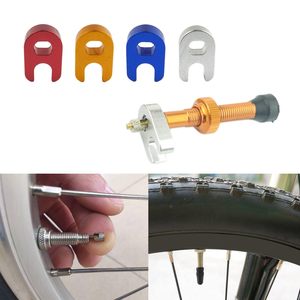 Llave para válvulas de bicicleta de aluminio, herramienta colorida de cinco colores para mantenimiento, reparación e instalación de bicicletas de montaña - Product Image 4