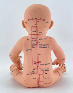 Mannequin de bébé de modèle de formation d'enseignement de <span class=keywords><strong>Tuina</strong></span> pédiatrique de médecine traditionnelle chinoise pour l'instruction de méridien de point d'acupuncture de corps entier - Product Image 2