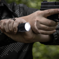 Zoom de aluminio pequeña luz LED táctil fuerte Linterna COB Super brillante impermeable USB recargable EDC Pocket LED Mini linterna