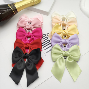Bán Buôn Tùy Chỉnh Satin Ribbon Bow Cho Món Quà Chai Gói Satin Bao Bì Với Ban Nhạc Đàn Hồi Đảng Trang Trí Đám Cưới Đóng Gói Bow - Product Image 6