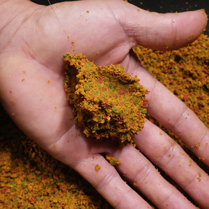 Cebo suelto para carpas de tres colores, 500g, maltosa fermentada, granulado suave y pegajoso para pesca en agua dulce - Product Image 5