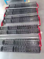 Rodillo Manual para Concreto de Alta Resistencia, Herramienta Manual con Marco de Malla, para Nivelación de Cemento, Mortero, Pisos y Construcción