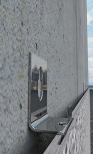 ऊपर संगमरमर कोण ब्रैकेट स्टेनलेस स्टील 201 ऊपर और नीचे पत्थर के क्लैडिंग फिक्सिंग सिस्टम संगमरमर कोण - Product Image 6