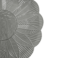 Nouvelles Assiettes de Présentation en Plastique de Luxe Tendance, Motif Floral Pigmenté, pour Mariages, Hôtels, Fêtes, Vaisselle de Dîner Fujian, Usage Domestique