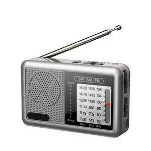 วิทยุพกพา AM FM SW หลายย่านความถี่ พร้อมเสาอากาศแบบยืดหดได้ แบตเตอรี่แบบชาร์จได้ เหมาะสำหรับผู้สูงอายุ ใช้ในบ้านและฟังนอกบ้าน - Product Image 3