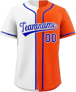 ชุดเสื้อเบสบอลเสื้อเบสบอลสำหรับผู้ใหญ่เยาวชนกระดุมพิมพ์โพลีเอสเตอร์100% งานตามสั่ง - Product Image 6