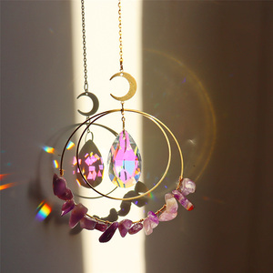 Pendentif Décoratif en Cristal Prisme Attrape-Soleil Suspendu pour Jardin, Carillon Éolien, Vente en Gros - Product Image 1