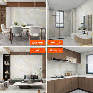 Autocollant mural autocollant effet marbre papier peint imperméable amovible pour chambre et salle à manger - Product Image 5