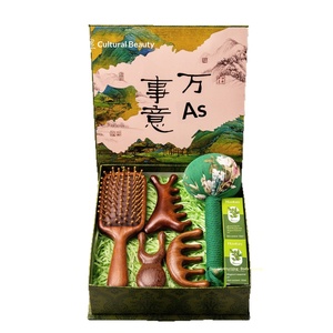 Set de Regalo de Peine de Sándalo Dorado y Martillo de Moxa para Ancianos, Profesores, Personal, Recuerdo para Fiestas Anuales Corporativas - Product Image 5