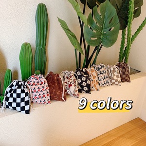 กระเป๋าผ้าแคนวาสแบบมีเชือกดึงกันฝุ่นกระเป๋าผ้าแคนวาสพิมพ์ลายแบบพกพาใช้ซ้ำได้ - Product Image 2