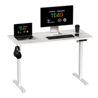 Bureau debout électrique moderne réglable en hauteur, programmable, ergonomique, en métal, pour la maison et le bureau, facile à assembler