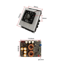 Module d'alimentation à courant élevé 1200W 50A, double inductance, PW1200, module d'alimentation dédié à l'amplificateur audio