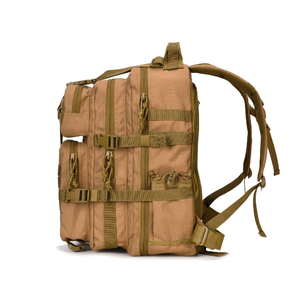 BL100 Coyote <b>Brown</b> 34L TACTICAL <b>Backpack</b> 3 Day Camping Pack Molle Bag <b>Backpacks</b> with 2 Sides Bottle Pockets - Product Image 3