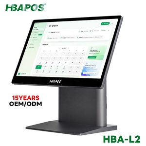 HBAPOS เครื่อง POS แบบ All-in-One หน้าจอสัมผัสขนาด 15.6 นิ้ว ระบบปฏิบัติการ Windows <span class=keywords><strong>10</strong></span> พร้อม CPU I3/I5 - Product Image 2