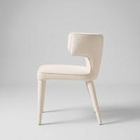 Fauteuil de salle à manger en tissu personnalisé, de haute qualité, confortable et luxueux, chaises de salle à manger pour hôtel et restaurant