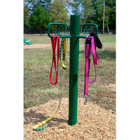 Équipement de terrain de jeu d'entraînement de parc de chien Teeter Totter