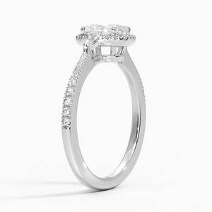 Elegante Anillo de Compromiso de Cristal Blanco Plateado para Mujer, Joyería para Propuesta de Matrimonio, Regalo Romántico de Aniversario, Anillo de Promesa - Product Image 3