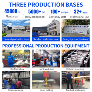 Étagères Jinshuo à 4 niveaux, capacité 500 kg, rayonnages de stockage multi-couleurs pour entrepôt, usage moyen - Product Image 5
