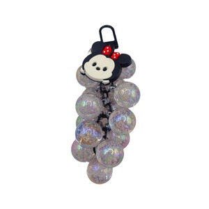 Colgante de cuentas de burbujas acrílicas en vivo, accesorios de corazón de dibujos animados, decoración de llavero de bolsa de coche bonita exquisita - Product Image 5