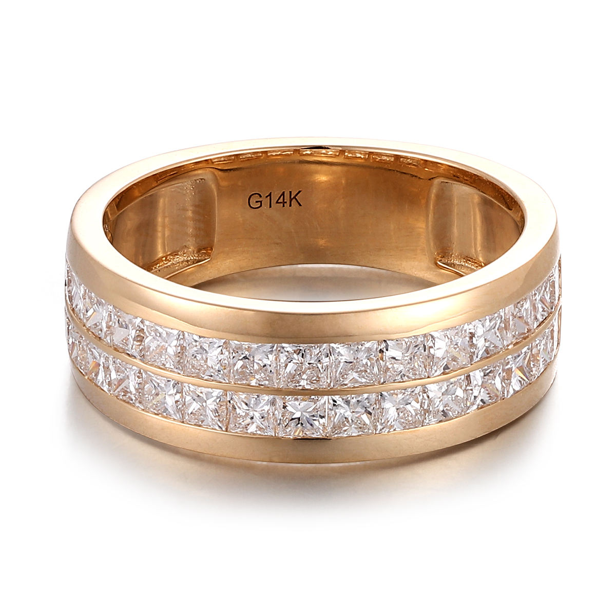 แหวนเพชรแล็บ 14Kgold แท้