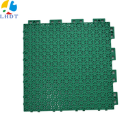 Dalles de sol modulaires polyvalentes en PP pour terrains de sport, système de revêtement de sol emboîtable pour intérieur et extérieur