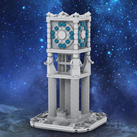 Saint Seiya le Horloge du Sanctuaire Ensembles de construction MOC Briques de construction DIY Ensembles de blocs de construction Jouets pour enfants MOC1347 431 pièces