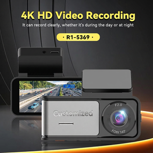 Caméra de tableau de bord 4K HD pour voiture, double objectif avant 4K et arrière 1080P, ouverture F2.0, grand angle 140 degrés, moniteur de stationnement Wi-Fi - Product Image 2