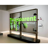 Écran tactile transparent OLED 30 55 pouces pour ascenseur magasin de détail centre commercial orientation éducation affichage Animation