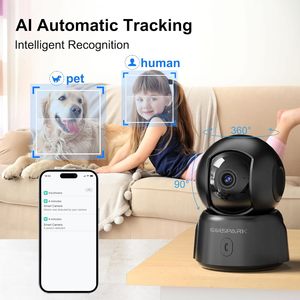 GOLSPARK 2K Indoor PTZ <b>Camera</b> With Motion Tracking For Home <b>Security</b> And Pet Monitoring - Product Image 4