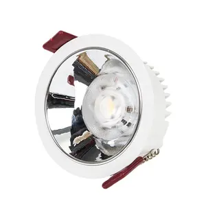 Éclairage intérieur moderne encastré rond COB Led Downlight réglable au plafond Spot de lumière Led ajuster la conception des lumières