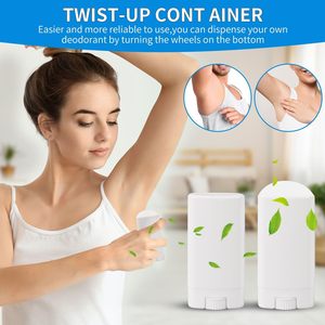 Wholesale Customized Blue White Brown PP PCR 0.5oz 15ml Oval Empty Deodorant Stick Face Cream <b>Container</b> Certified - Product Image 4
