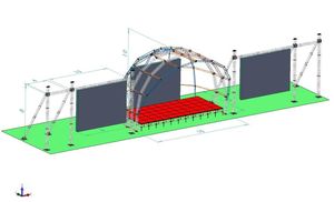Tour de scène de concert compacte, rotative et ronde, en aluminium, pour éclairage - Product Image 5