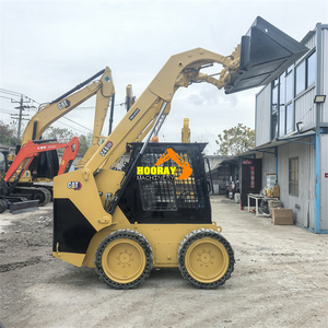 รถตักล้อยางมือสอง CAT 246C ของแท้ รถตักขนาดเล็ก Caterpillar ขับเคลื่อน 4 ล้อ รุ่น 246d 246d2 246d3 ราคาโรงงานถูก - Product Image 4