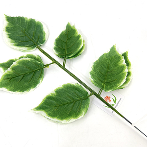Chất Lượng Cao Handmade Mô Phỏng Màu Xanh Lá Cây Ivy Bó 5 Lá Xoài Banyan Lá Lyra Trang Trí Nhân Tạo Giáng Sinh Của Mẹ Ngày - Product Image 6