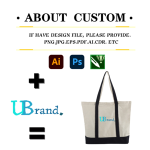 Bolsa de Lona Resistente con Logotipo Personalizado, para Compras, Viajes, Playa, Reutilizable, Ecológica, de Algodón, Tipo Tote - Product Image 2