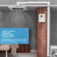 Diffuseur de parfum frais de climatisation mural commercial intelligent Affichage de bureau cubique 500 Source d'alimentation électrique 1 an