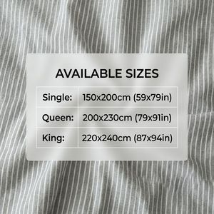Housse de <span class=keywords><strong>couette</strong></span> 100% coton lavé, ensemble de literie rayé minimaliste pour lit simple, queen ou king size, textile de maison, 200TC, couvre-lit INS - Product Image 3