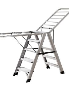 可调式碳钢可折叠晾衣架立式双层阳台或户外使用节省空间 - Product Image 6