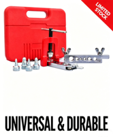 Kit d'outils de réparation pour systèmes de climatisation et de réfrigération HVAC, comprenant un ensemble de manomètres et un élargisseur de tuyaux pour R410A, R22, R134a