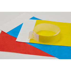 Bracelets en Tyvek couleur unie imprimés UV pour l'identification des événements, 25 mm (1 pouce), pour les lieux. - Product Image 1